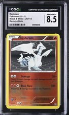 CGC 8.5 NM/MINT+ Reshiram 26/114 Black & White Holo Pokemon Card