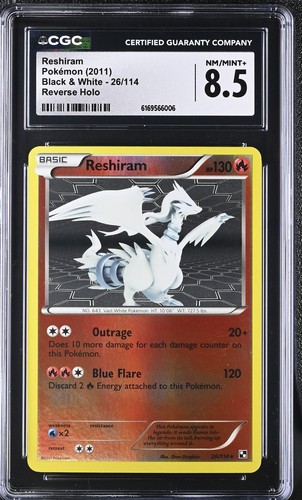 Reshiram graded CGC 8.5 for sale on eBay