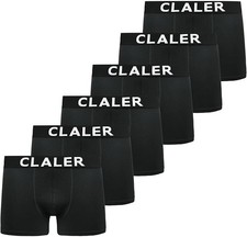 Boxers Homme en Coton Bio Lot de 6 Slips Noirs Taille L Certifié Oeko-Tex