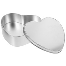 Candy Container Heart Shaped Boxes with Lids Empty Tins Bulk Cookie