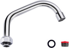 G3/4 Internal Thread Commercial Faucet Swivel Spout Replacement: 6 Add-On Swin