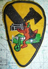 Patch - RED DEVILS - 1st CAVALRY - RECON AIRPLANE COMPANY - Vietnam War - xxx C