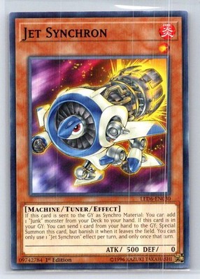 Jet Synchron Common Legendary Duelists: Magical Hero LED6-EN030 LP