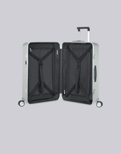Samsonite Lite Box Alu Spinner 71L Trolley Koffer Silber Suitcase NEU - Bild 9 von 9