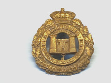 THE SUFFOLK REGIMENT O/R s PAGRI BADGE ,V/C. GL/M .