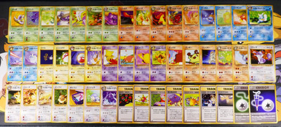 HP Japanese COMPLETE Pokemon TEAM ROCKET/GANG Set 48-Card UNCOMMON/COMMON 82