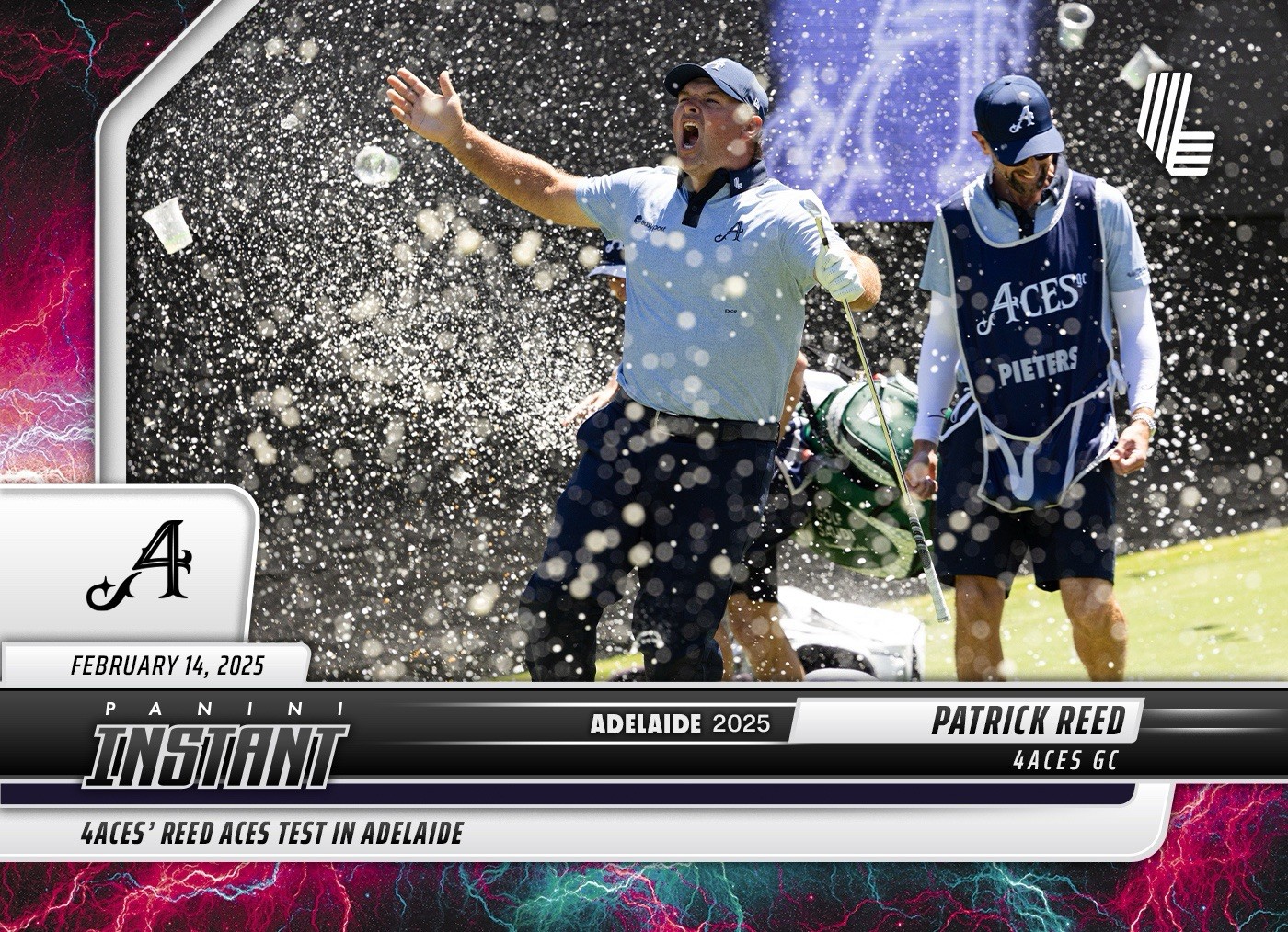 Patrick Reed 2025 Panini Instant LIV Golf #6 Lightning 1/5