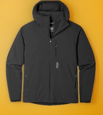 $269 Stio Fernos Insulated Outerwear Hooded Jacket Abyss Black Men's Size XXL