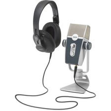 AKG Podcaster Essentials Bundle with Lyra USB Microphone and AKG K371 Headphones