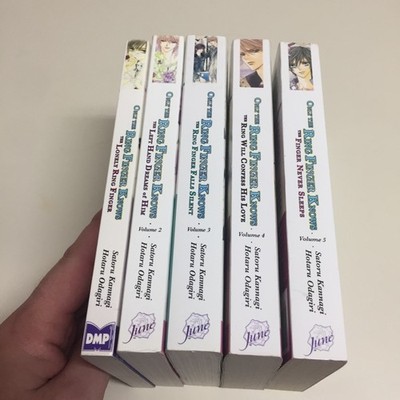Only the Ring Finger Knows Novel English Volume 1-5 2 3 4 Complete Set Series