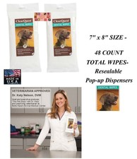PET Pro DENTAL 48 pc WIPES DISPENSER DOG CAT same as Top Performance ProDental