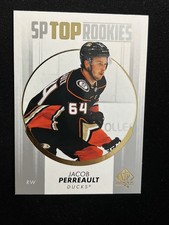 22-23 UD SP Authentic Hockey Top Rookies TR-12 Jacob Perreault