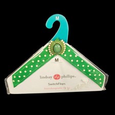 Lindsay Phillips STRAPS ONLY Green Interchangeable for Switch Flops Size Medium