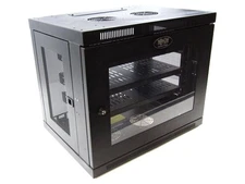 Tripp-Lite SRW9UG 9U Wall Mount Rack Enclosure w/ Front Door & 3x Shelves