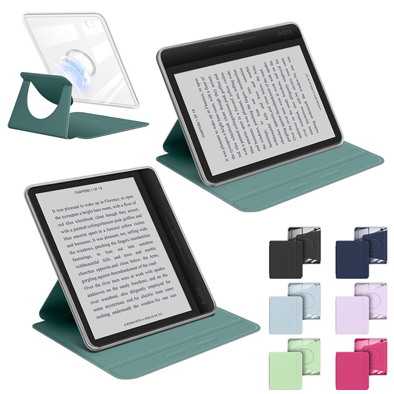Kobo Libra 2 専用カバー付き Amazon.com: Vakarey for Kobo Libra Colour Case with Pen Holder