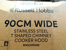 Russell Hobbs RHGCH903SS 90cm Stainless Steel Chimney Hood Touch Control LED