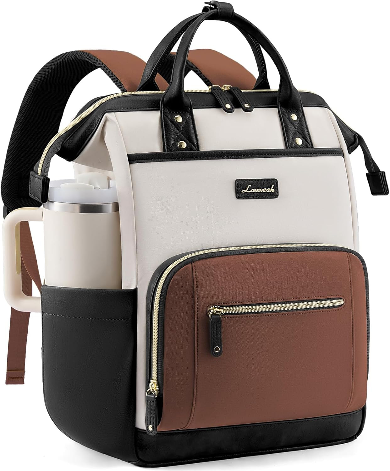 For Women With Giant Tumbler Holder,15.6 Inch Professio