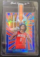 2021-22 Optic Jalen Green RC My House Blue Prizm  #/85 SSP Houston Rockets🔥🔥🔥
