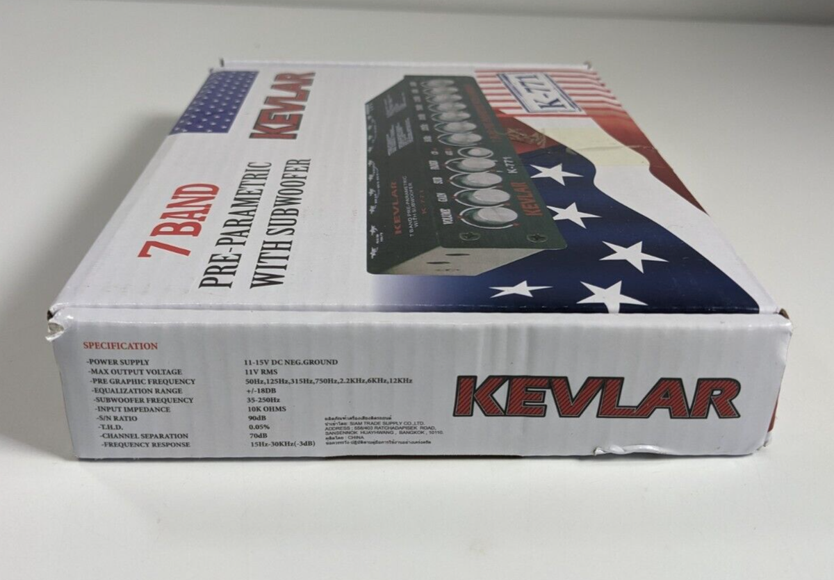 K-771) 7 Band Pre Parametric w/ Subwoofer | eBay