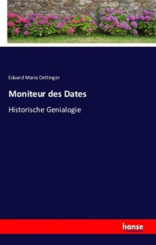 Moniteur Des Dates Historische Genialogie 3266