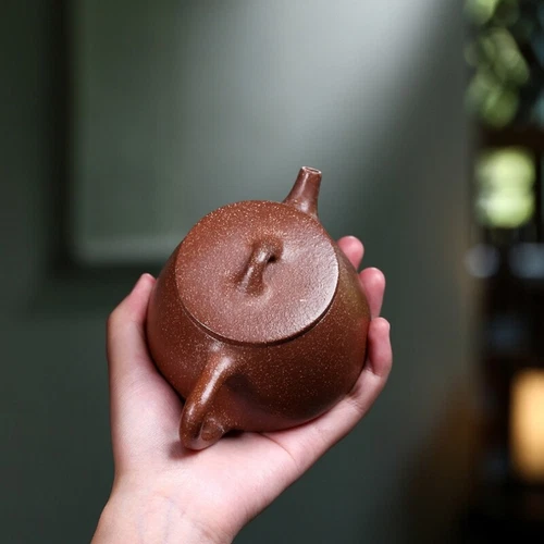 Marked Tea Pot Real Yixing Zisha Shipiao Pot Three Feet Handmade Jiangpo Clay - Picture 7 of 12