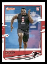 2020 Donruss #285 Marlon Davidson Rookie Atlanta Falcons