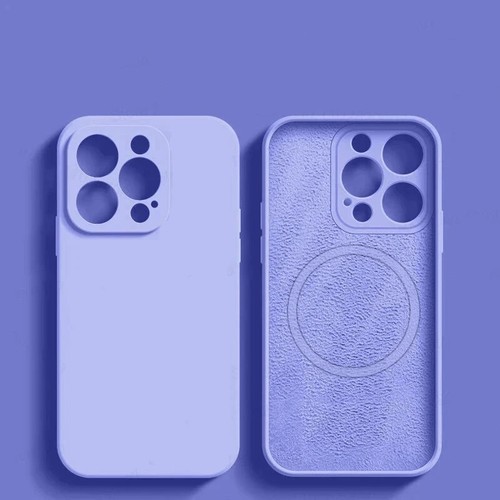 Coque Téléphone Silicone Liquide Apple MagSafe iPhone 16 15 14 13 12 Pro & Max - Picture 13 of 28