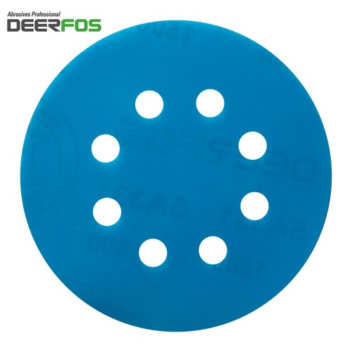 125mm Sanding Discs Wet and Dry Orbital Sandpaper Hook & Loop Pads Grit 40-3000 - Picture 4 of 10