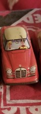 Vtg Technofix G-E 1960 Tin Wind Up Mercedes Car Made in West Germany - Untested