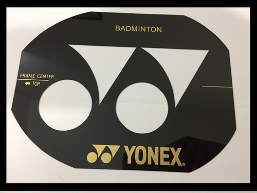 LI-NING YONEX VICTOR LIN DAN Badminton Racquet String Logo Stencil Mark Card(CA)