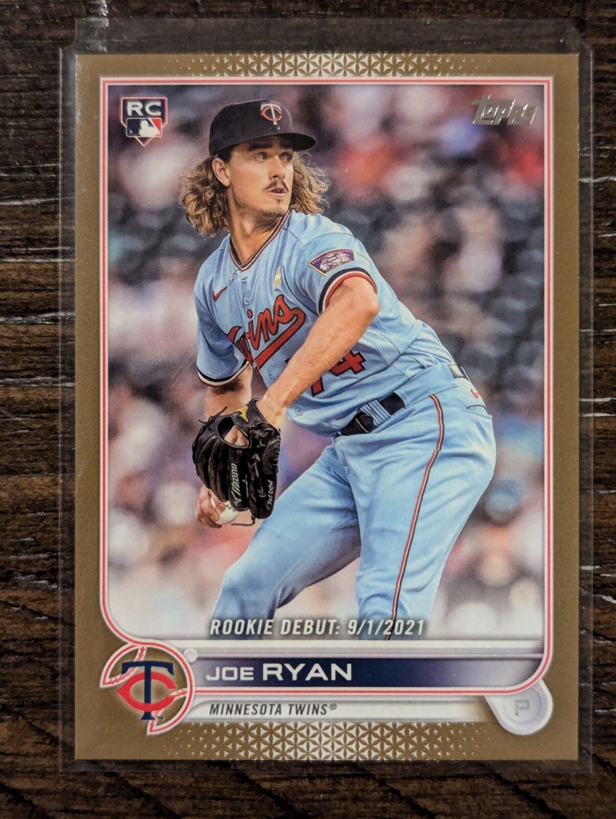 2022 TOPPS UPDATE JOE RYAN (RC) #US222 ROOKIE DEBUT GOLD /2022
