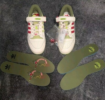 Adidas Originals Forum Low x The Grinch Cream 2023 New Men Shoes Sz-10.5 ID3512 