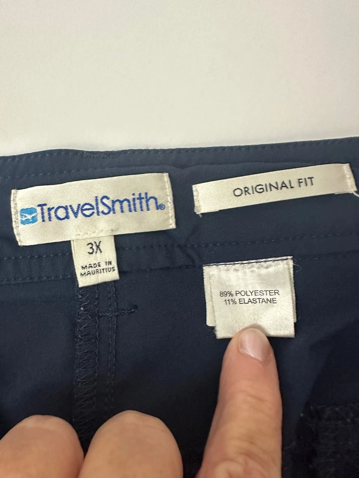 TRAVELSMITH Bermuda Shorts Azul Marino Mujer 3X Foto 3 de 4