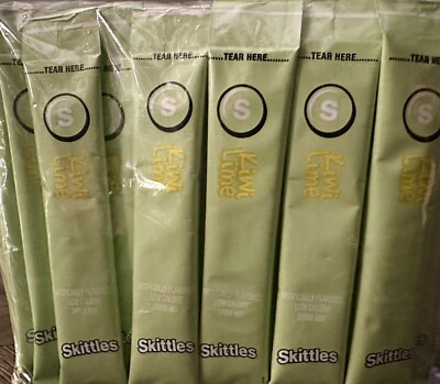 50 - Skittles Drink Mix To Go! Kiwi Lime Singles Sugar Free!