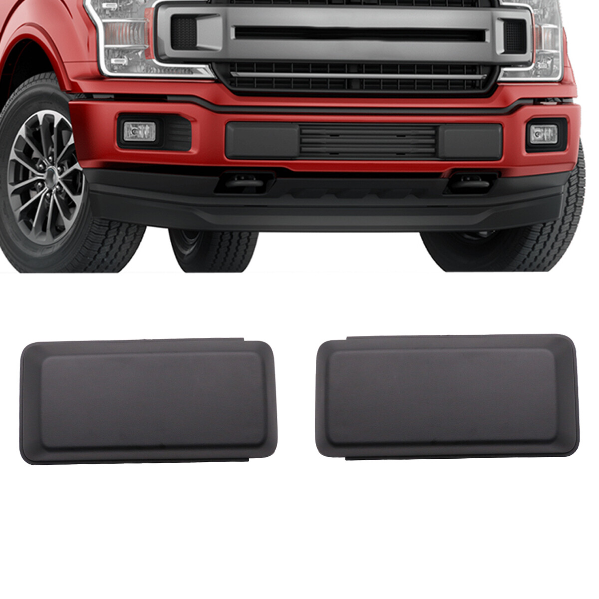 Front Bumper Corner Decor Cover Trim For Ford F150 2015-2020