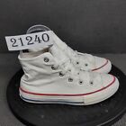 Converse Chuck Taylor Hi Top Shoes Toddler Sz 13 White Canvas Sneakers