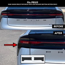 For 2023-2026 Prius SMOKE Overlay Tint Ppf Decals for Tail Light Rear Bottom