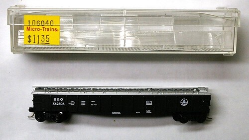 MTL Micro-Trains 106040 Baltimore and Ohio B&O 362506 50 pies góndola cubierta | Zustand: New