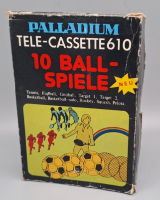 Palladium Tele Cassette 610 10 Ballspielé Art. Nr. 825/638 mit OVP und Anleitung