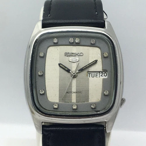 Seiko 5 Automatic 6309-528A Day/Date Vintage Men’s Watch