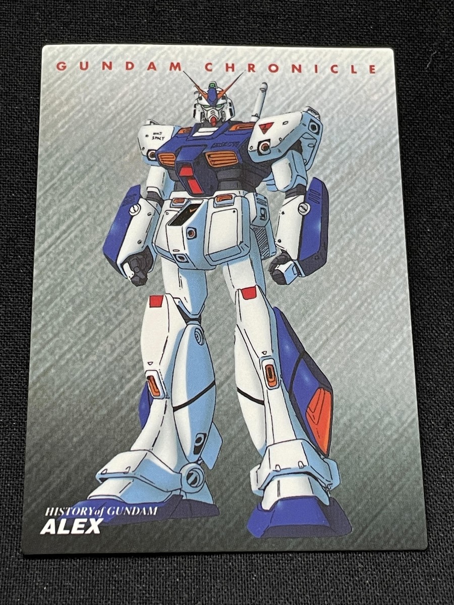 RX-78-NT1 7 ALEX Gundam Chronicle Card BANDAI 1996 Japanese