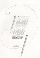 1921 Eversharp: If You Have Not Yet Acquired Vintage Print Ad