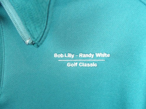Cutter & Buck Pullover Men’s XL Green Bob Lilly Randy White 1/4 Zip Long Sleeve - Picture 3 of 9
