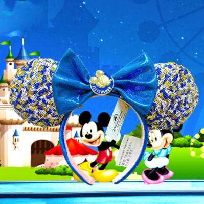 WDW Annual Passholder Minnie Mouse Ears Disney Parks Ears Headband Exclusive s-l400.jpg main image 2