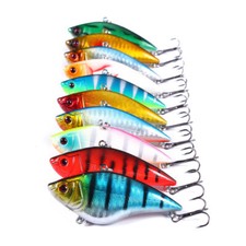 Gear Weever Fishing Culter Bait Topmouth Tossing Cube VIB Plastic Lure Rod