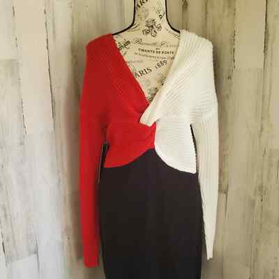 colour block sweater dress Cable-Knit Round Neck Color Camel / L Keep cozy and look cool with On The Blocks sweater dress at ChloeRae NWT ALMOST FAMOUS COLOR BLOCK