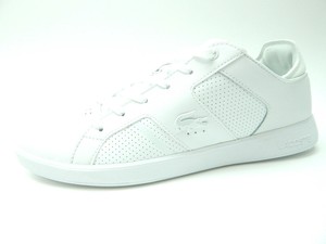 LACOSTE NOVAS 120 SNEAKER WHITE LEATHER MEN SHOES | eBay