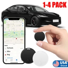 4x GPS Tracker for Vehicles Work Smart Bluetooth Tracker Item Finder Works Keys