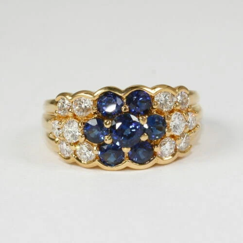 Bagues avec pierre précieuse en or jaune 18 carats