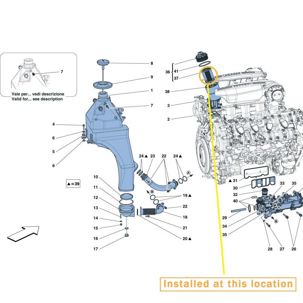 🚚  Maserati Quattroporte Ferrari Oil Filter Cartridge OE：295948